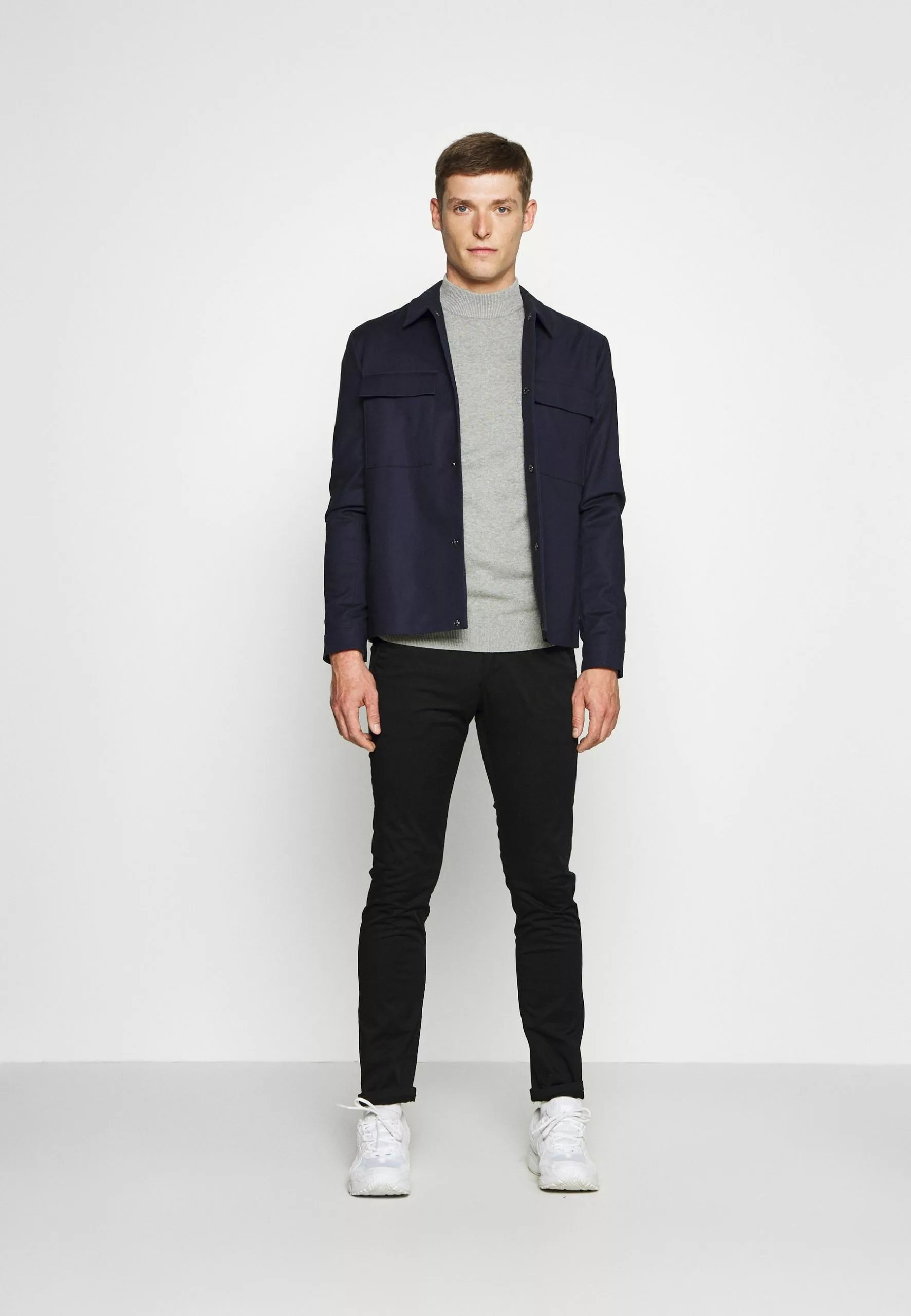 Pier One Trui - Mottled Light Grey 4 Pier One Trui - Mottled Light Grey - Afbeelding 2